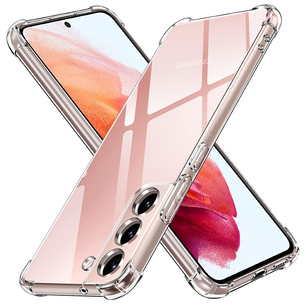 Techsuit nárazuvzdorný průhledný silikon Samsung Galaxy S22 5G