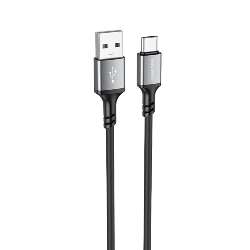 Borofone datový kabel BX83 USB na Type-C silikonový univerzální 3A 1m černý