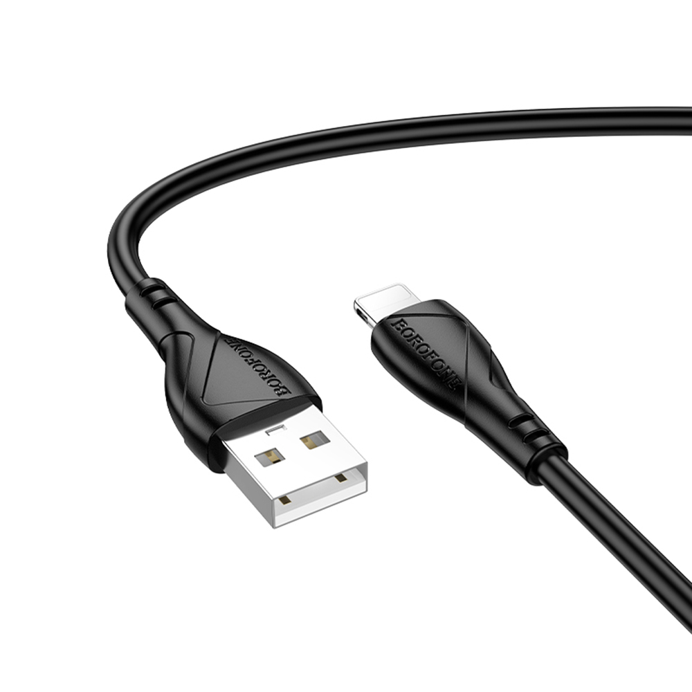 Borofone datový kabel Energy Series BX121 USB na Lightning PVC 2.4A 1m černý