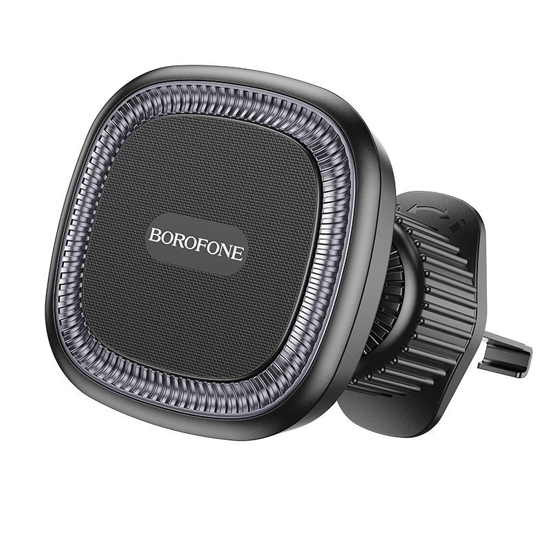 Borofone držák Ice BH96 magnetický do ventilace 360° černošedý