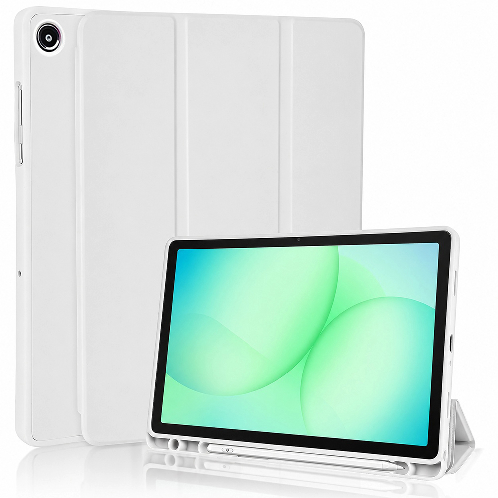 Techsuit Flex Trifold s držákem na tužku pro Tab A11 Plus A9 Plus šedý