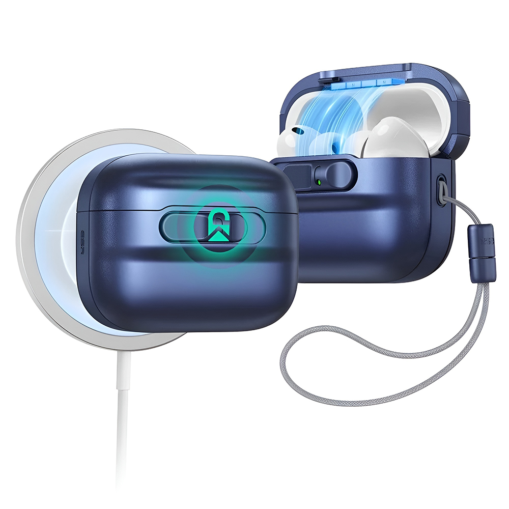 ESR Pulse Magnetic FlickLock pro Apple AirPods Pro 3 tmavě modrá