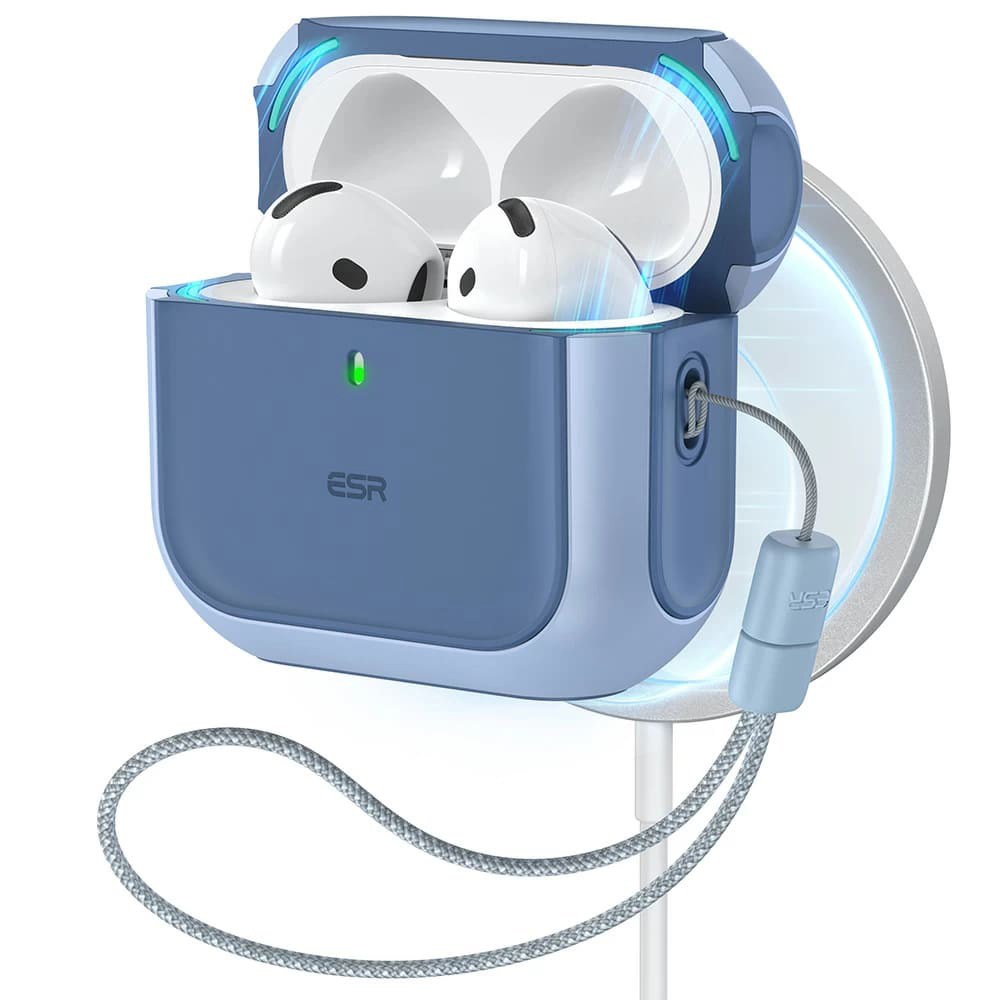 ESR Orbit Hybrid HaloLock pro Apple AirPods 4 modré