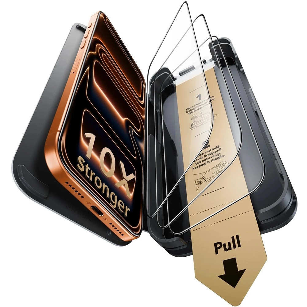 ESR Corning Gorilla Glass UltraFit (3 pack) pro iPhone 17 Pro Max černé