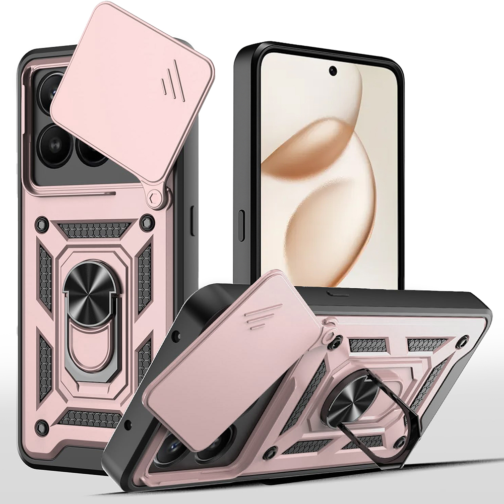 Techsuit CamShield Honor 400 Smart 5G 4G X7d 4G růžové zlato