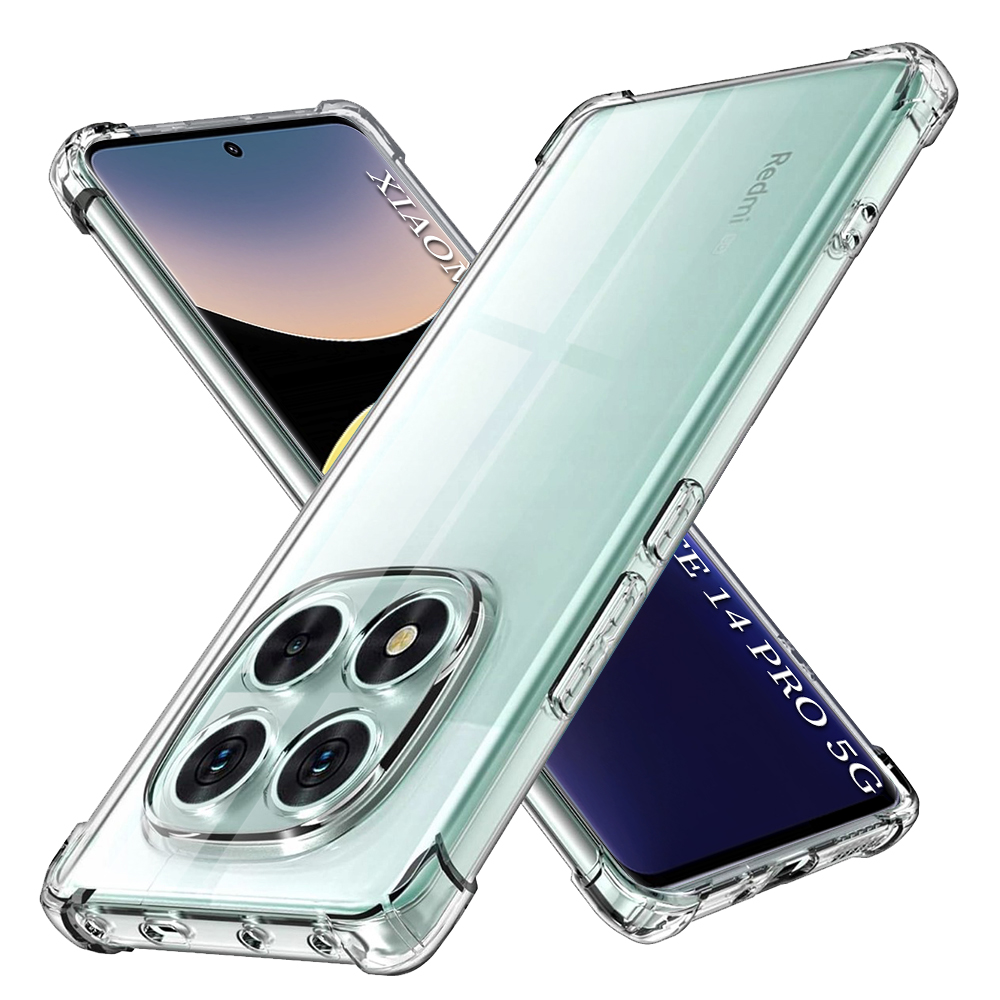 Techsuit shockproof clear silikon pro Xiaomi Redmi Note 14 Pro 5G / Poco X7