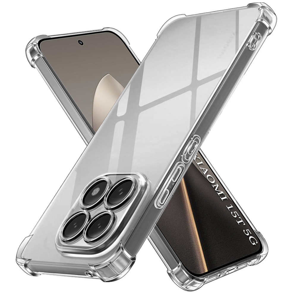 Techsuit Shockproof Clear Silicone pro Xiaomi 15T čirý