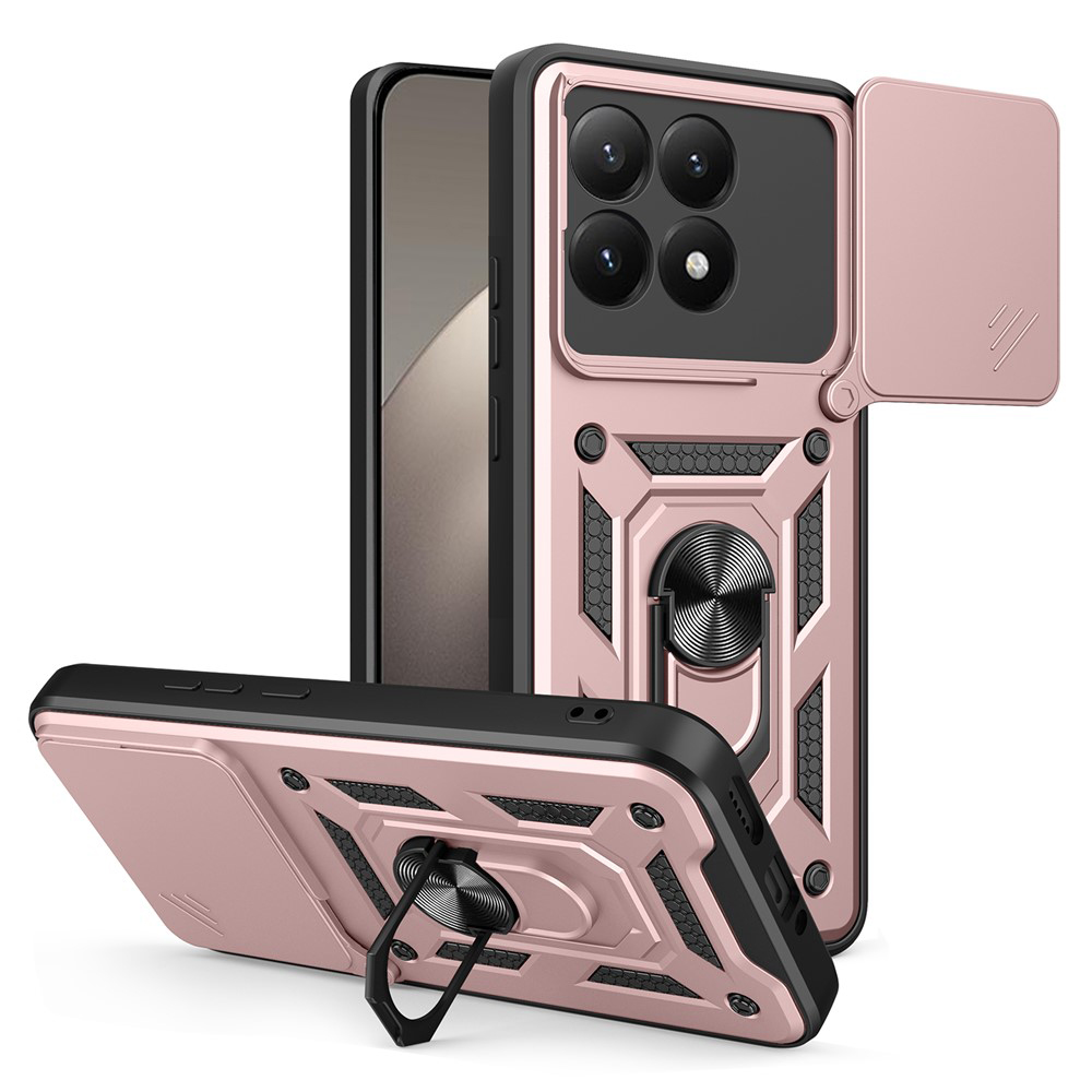 Techsuit CamShield pro Xiaomi 15T růžově zlatý