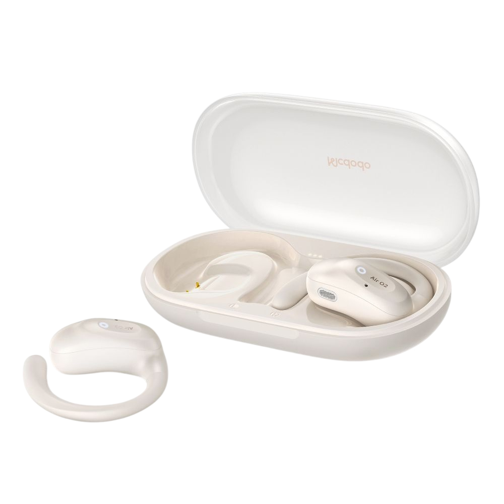 Mcdodo – bezdrátová sluchátka OWS Air O2 Series (HP-8051) – otevřená, Bluetooth V5.4, ergonomický design – béžová