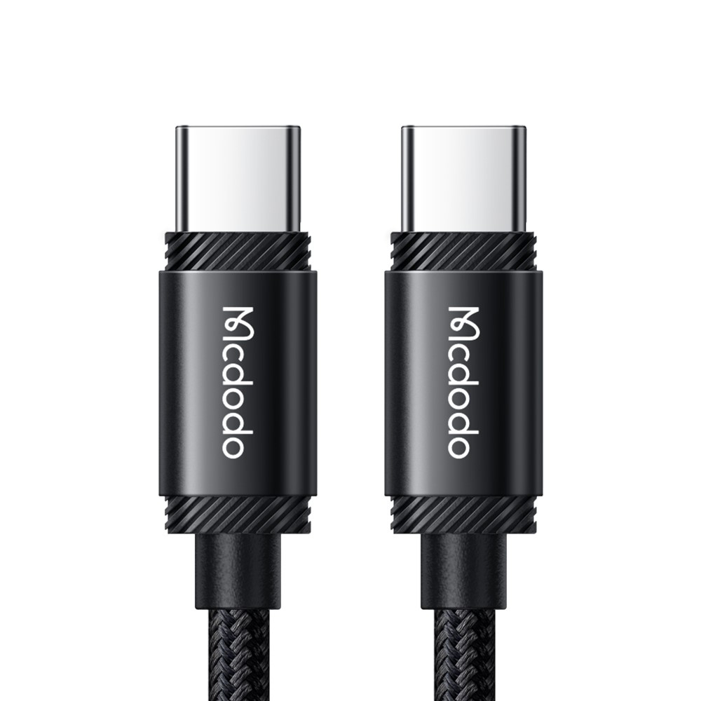 Mcdodo - datový kabel (CA-3680) - USB-C na USB-C, rychlonabíjení, 5A, 240W, 1,2m - černý