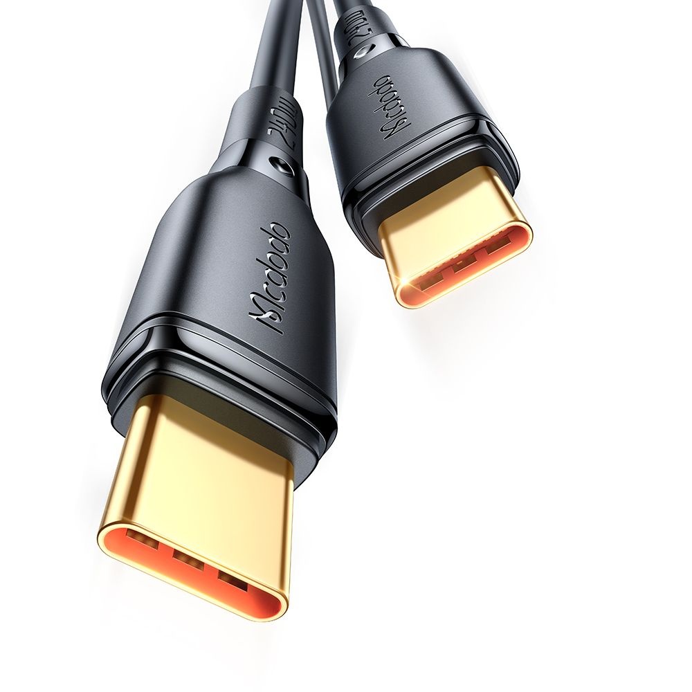 Mcdodo – datový kabel (CA-3310) – Type-C na Type-C, rychlonabíjení, 240W, 5A, 1,2m – černý