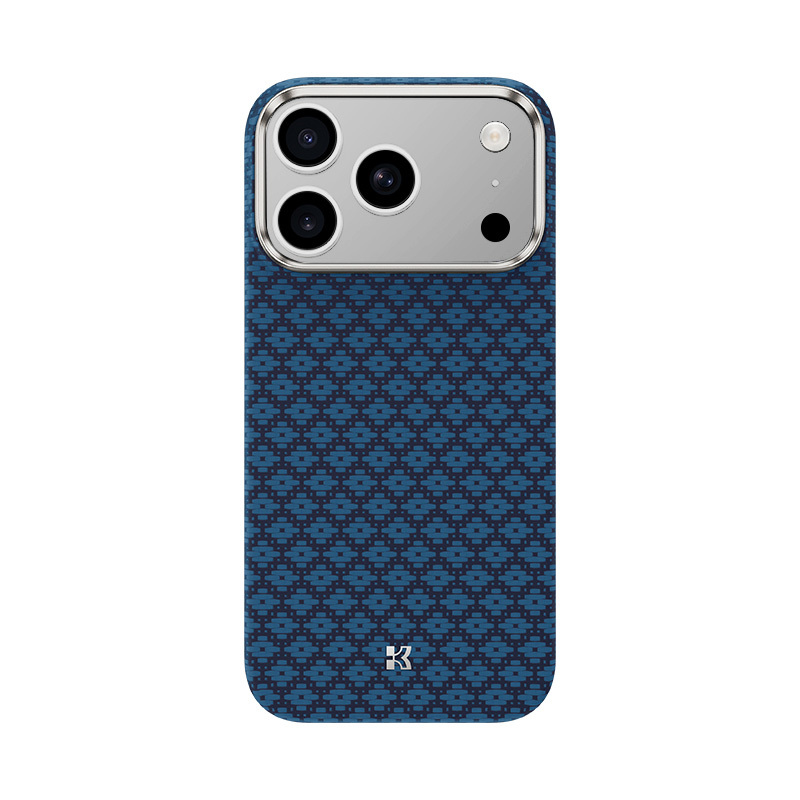 Benks Magnetic Armor Air Armor Grid Kevlar Case Metal Frame 600D (0070) pro iPhone 17 Pro Max modrý