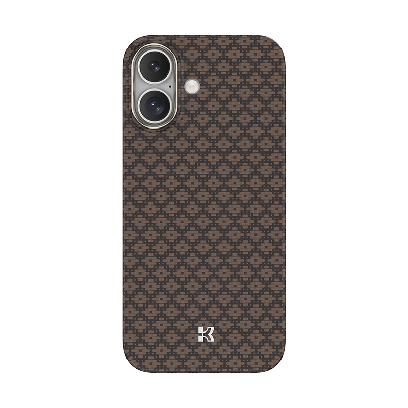 Benks Magnetic Armor Air Armor Grid kevlarové pouzdro s kovovým rámem 600D (A067) pro iPhone 17 zlatý