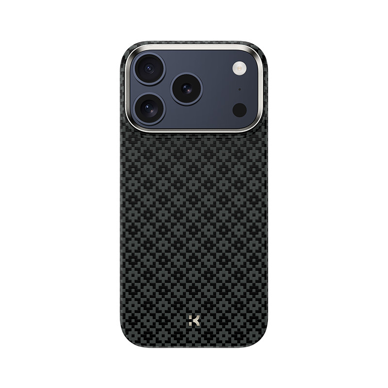 Benks Magnetic Armor Air Armor Grid kevlarové pouzdro s kovovým rámem 600D (B070) pro iPhone 17 Pro Max černé