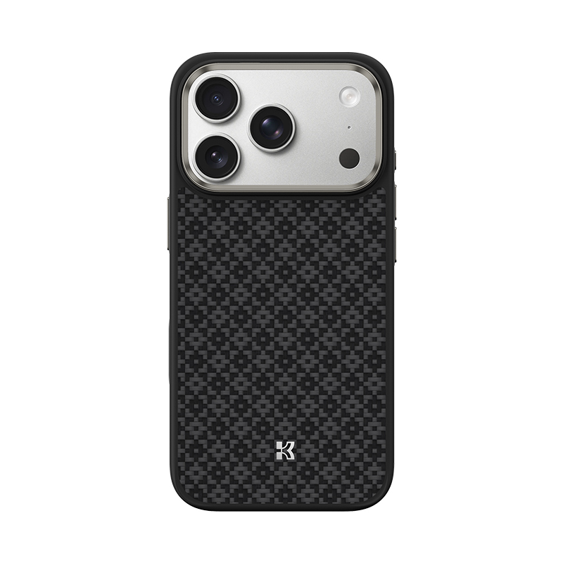 Benks Magnetic Armor Pro Armor Grid kevlarové pouzdro s kovovým rámem 600D (Y069) pro iPhone 17 Pro černé