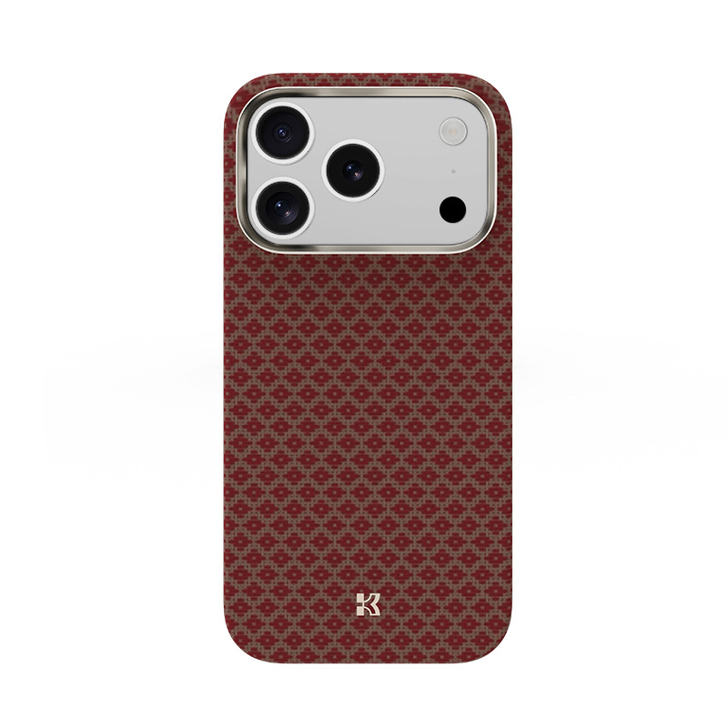 Benks Magnetic Armor Air Armor Grid Kevlar Case Metal Frame 600D (0069) pro iPhone 17 Pro oranžový