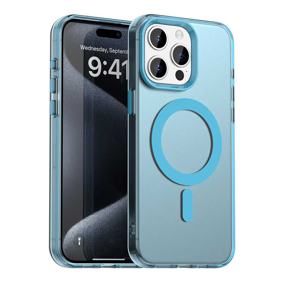 Techsuit - CandyCase MagSafe - iPhone 15 Pro - modré
