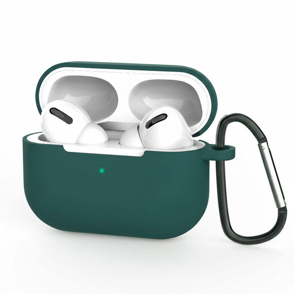 Techsuit – silikonové pouzdro – pro AirPods Pro 3, hladký ultratenký materiál – zelené
