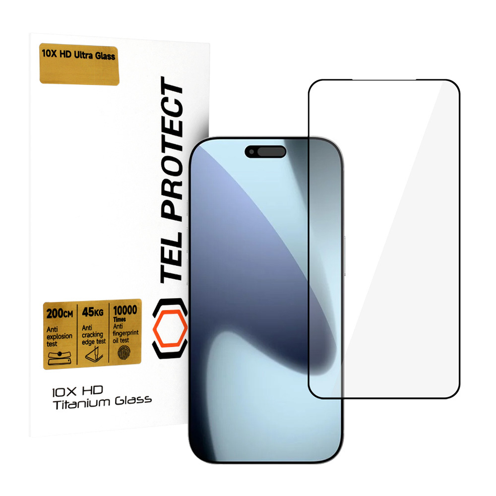 Tvrzené sklo Tel Protect 10X HD Titanium pro iPhone 17 Pro Max