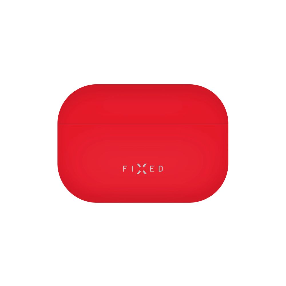 Ultratenké silikonové pouzdro FIXED Silky pro Apple AirPods Pro 3, červené