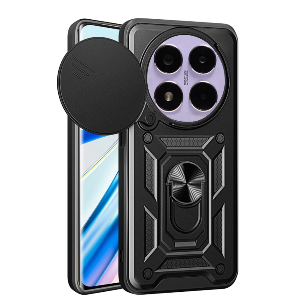 Techsuit – řada CamShield – Xiaomi Redmi Note 14 Pro 5G / Poco X7 – černá