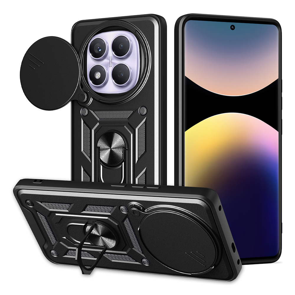 Techsuit – řada CamShield – Xiaomi Redmi Note 14 Pro 4G – černá