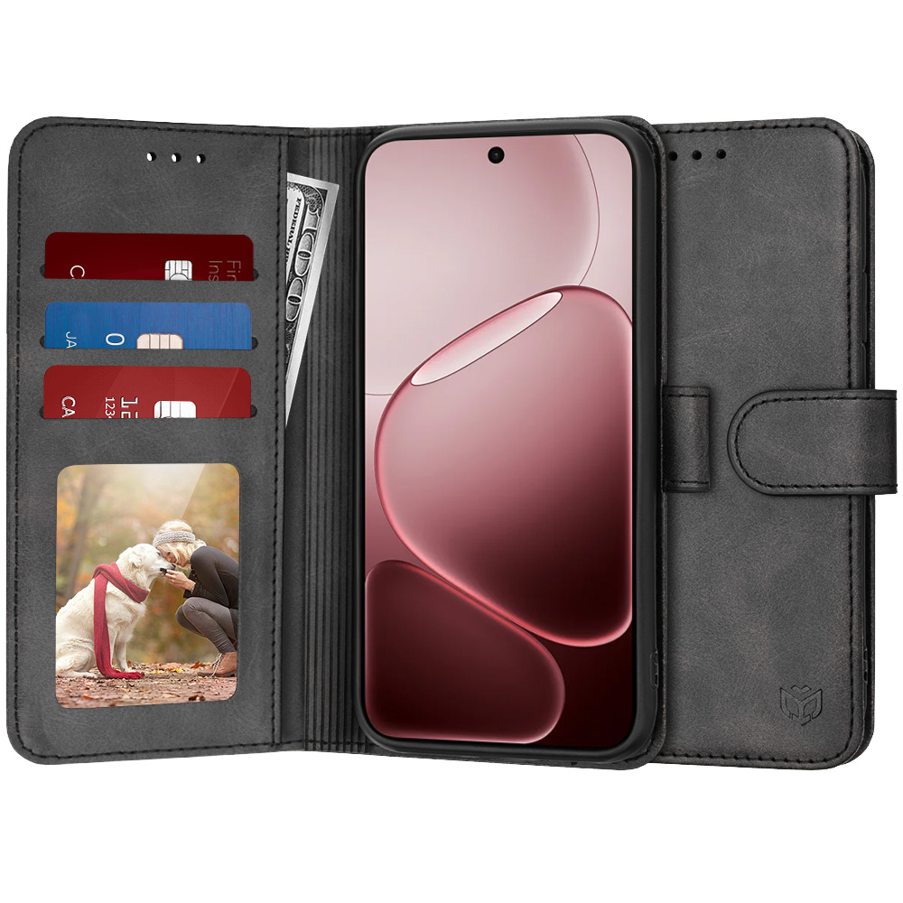 Techsuit - pouzdro diary book - Oppo A6 Pro 4G / A6 Pro 5G - černé