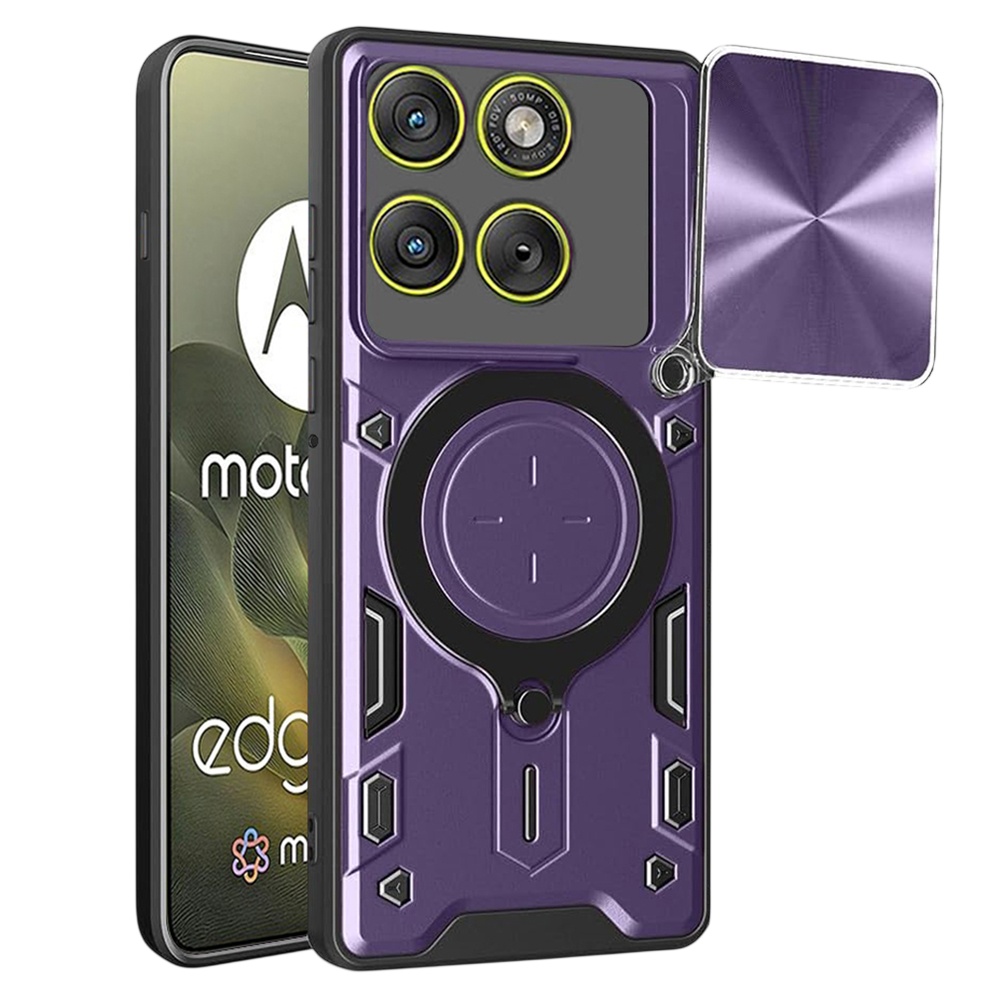 Techsuit – CamGuard Pro – Motorola Edge 70 – fialová