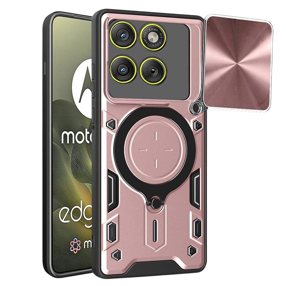 Techsuit - CamGuard Pro - Motorola Edge 70 - růžové zlato