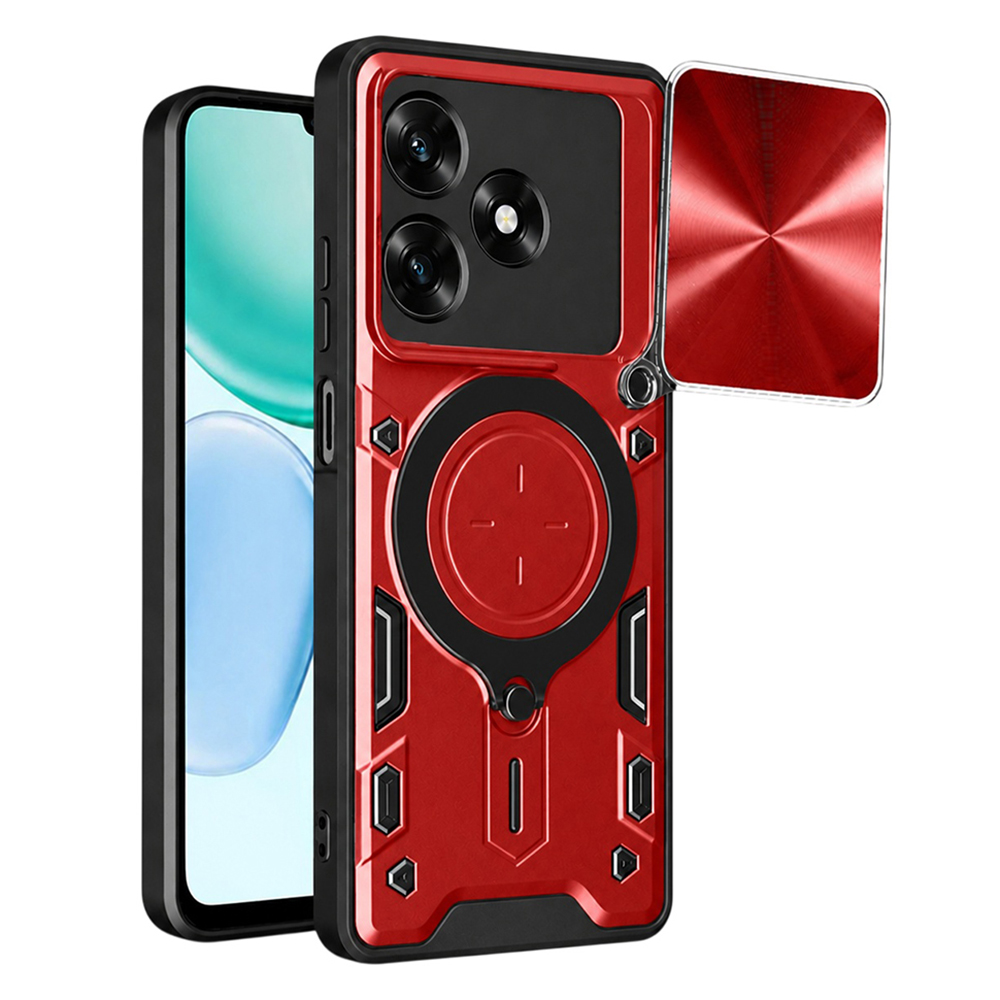 Techsuit - CamGuard Pro - Honor X5c Plus - červená