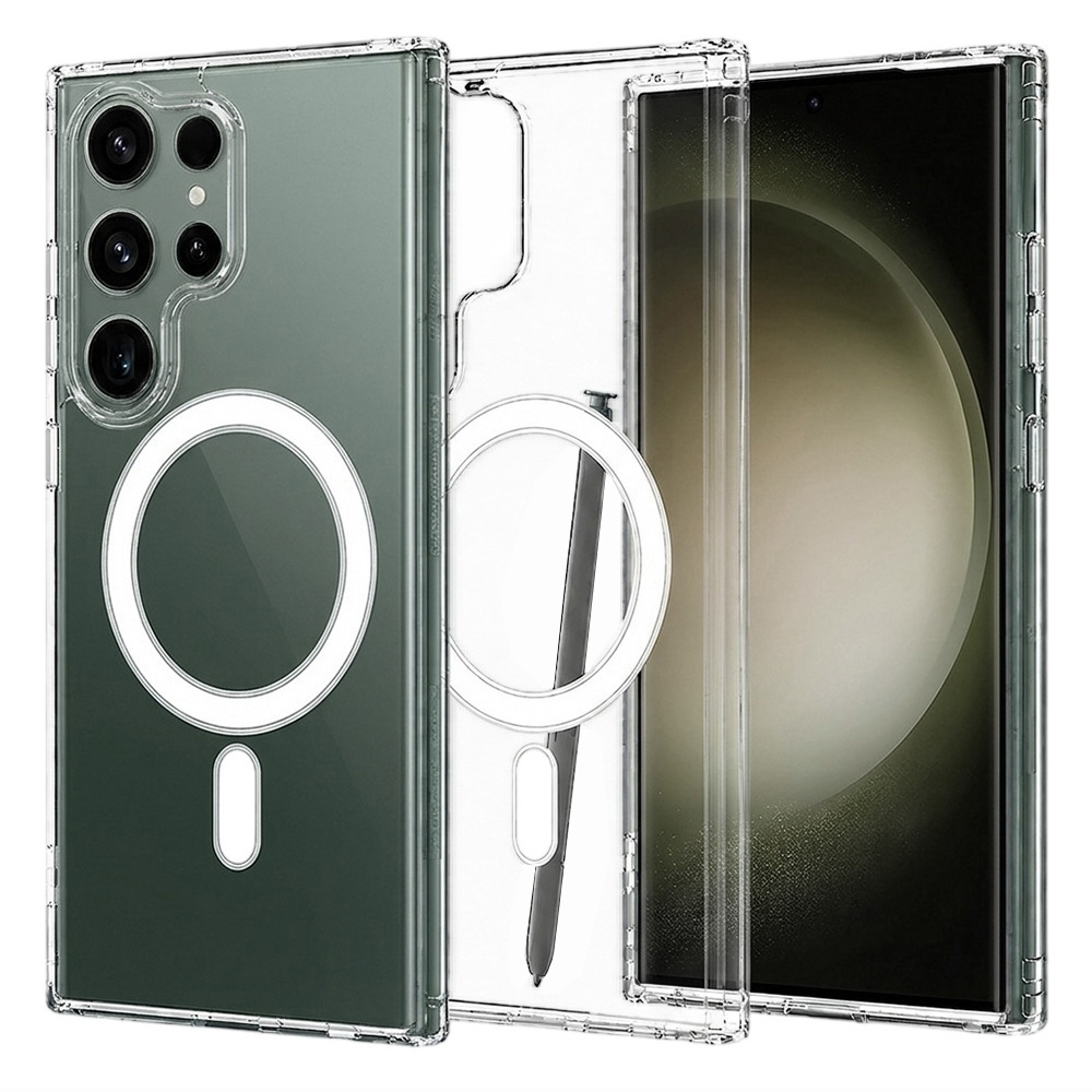 Techsuit – MagSafe Pro – Samsung Galaxy S23 Ultra – transparentní