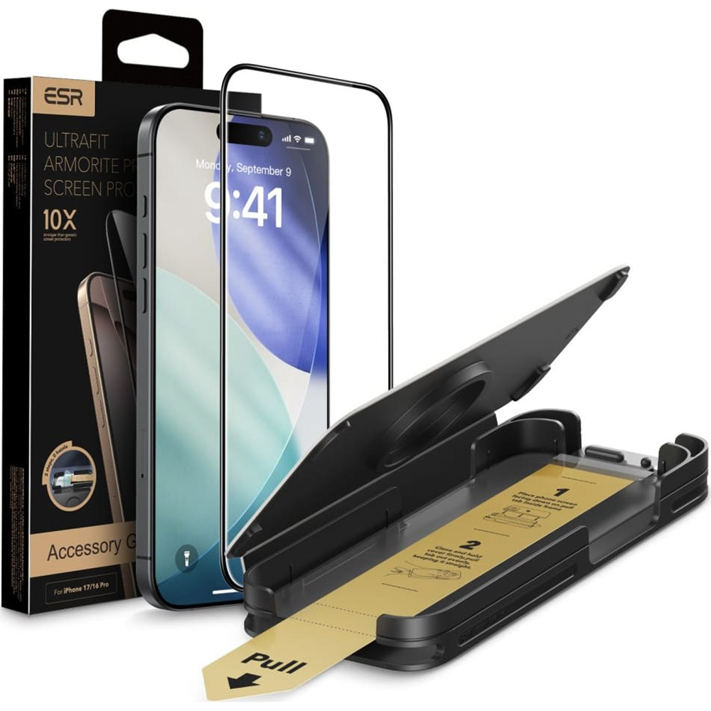 ESR - Corning Gorilla Glass UltraFit™ - iPhone 17 Pro - černá