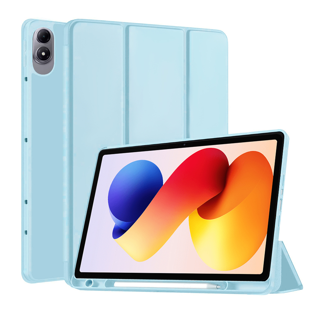 Techsuit – Flex Trifold (s držákem na tužku) – Xiaomi Redmi Pad 2 Pro – nebesky modrá