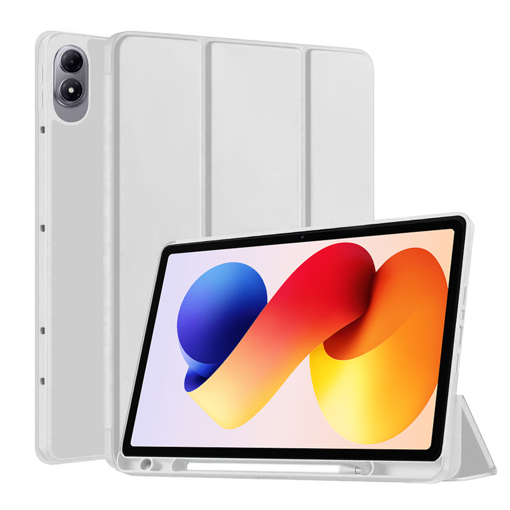 Techsuit - Flex Trifold (s držákem na tužku) - Xiaomi Redmi Pad 2 Pro - šedá