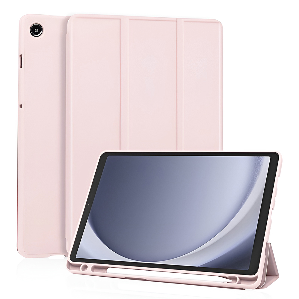 Techsuit - Flex Trifold (s držákem na tužku) - Samsung Galaxy Tab A11 / A9 - růžový