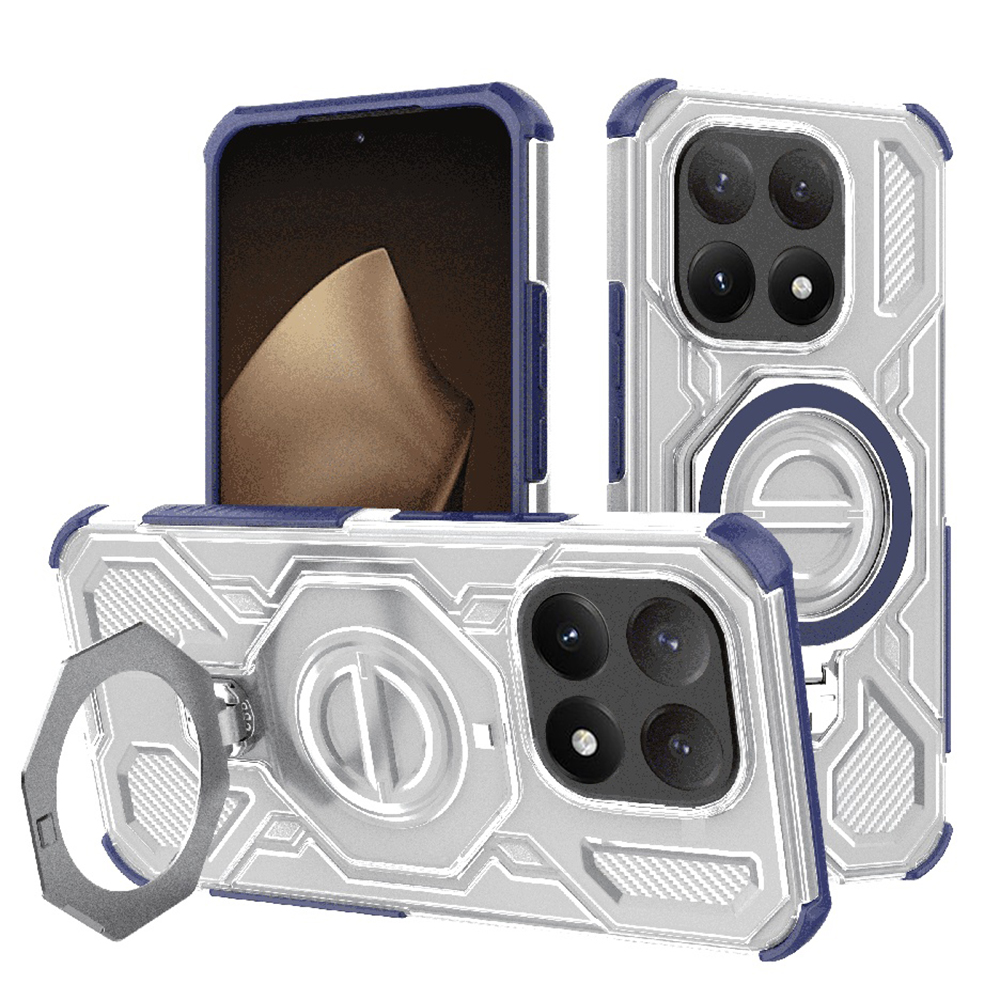 Techsuit – Carbon Shield PRO – Xiaomi 15T – modrý průhledný