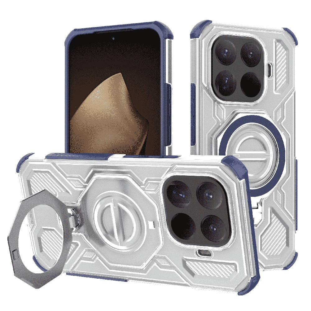 Techsuit – Carbon Shield PRO – Xiaomi 15T Pro – modrý průhledný