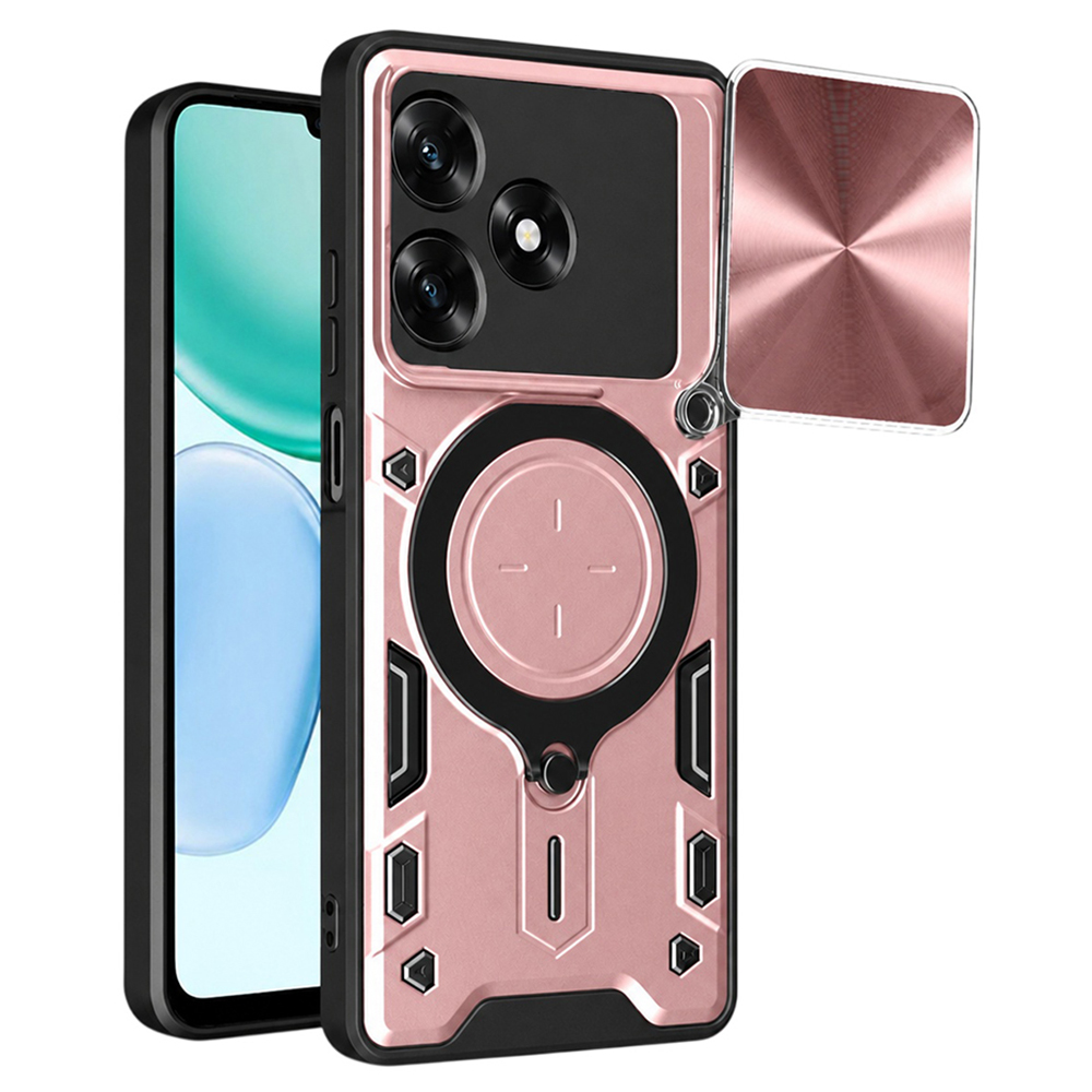 Techsuit - CamGuard Pro - Honor X5c Plus - růžové zlato