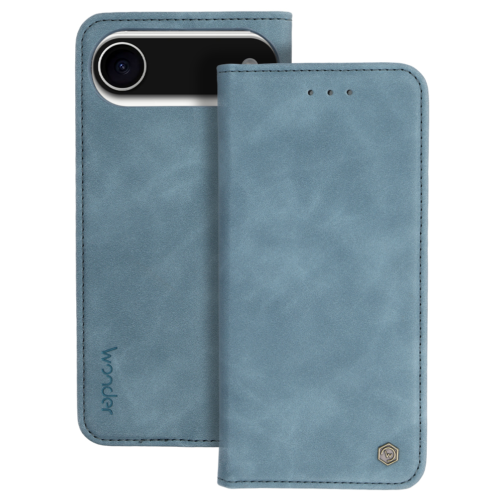 Knížkové pouzdro Wonder Smart pro iPhone Air nebesky modrá