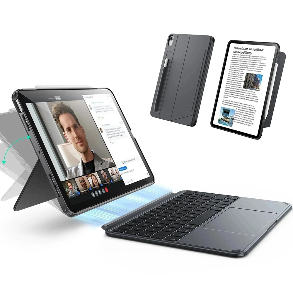 ESR - pouzdro na klávesnici Shift - iPad Air 13 (2024) / iPad Air 13 (2025) - tmavě šedá