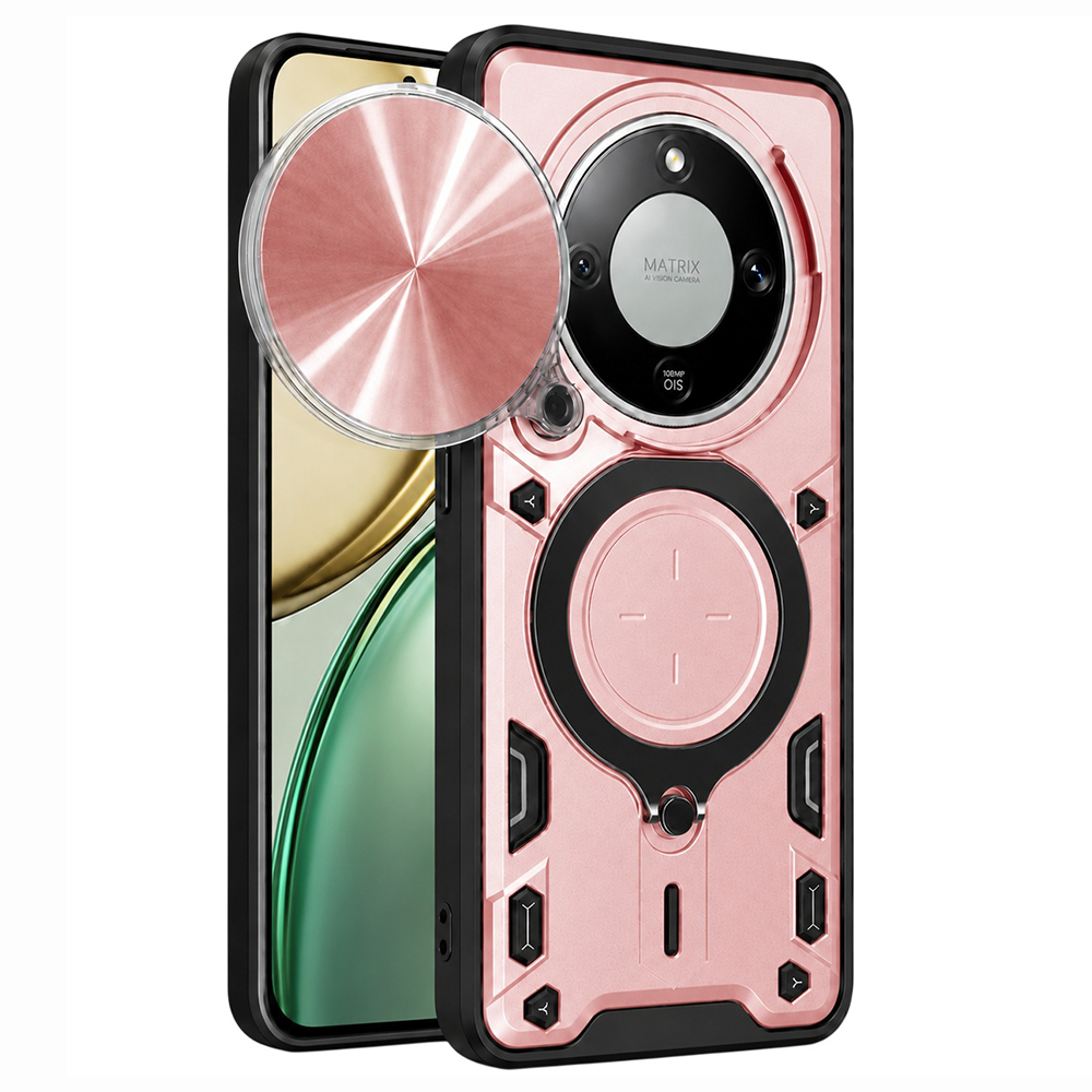Techsuit CamGuard Pro Honor Magic8 Lite – růžové zlato