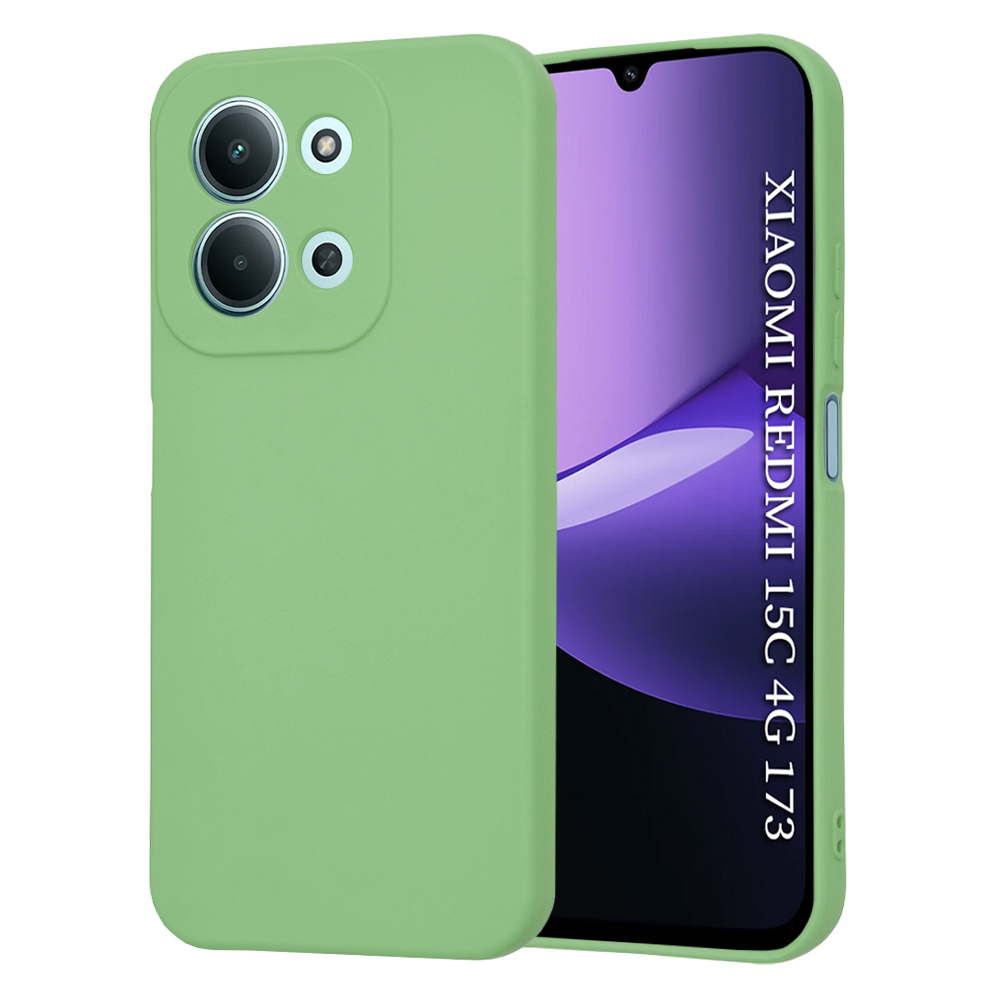 Techsuit SoftFlex Xiaomi Redmi 15C 4G / Redmi 15C 5G – mátově zelená