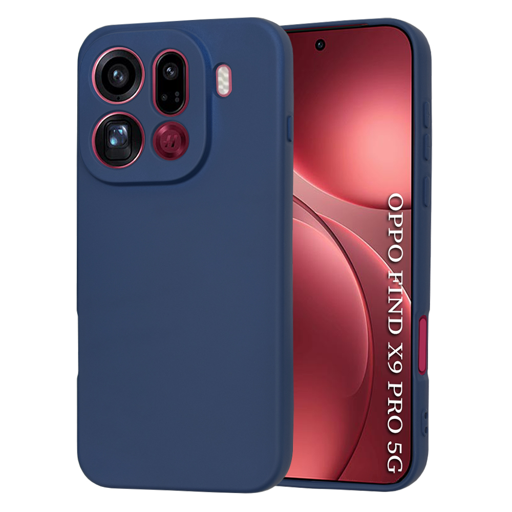 Techsuit SoftFlex pro Oppo Find X9 Pro – tmavě modrá