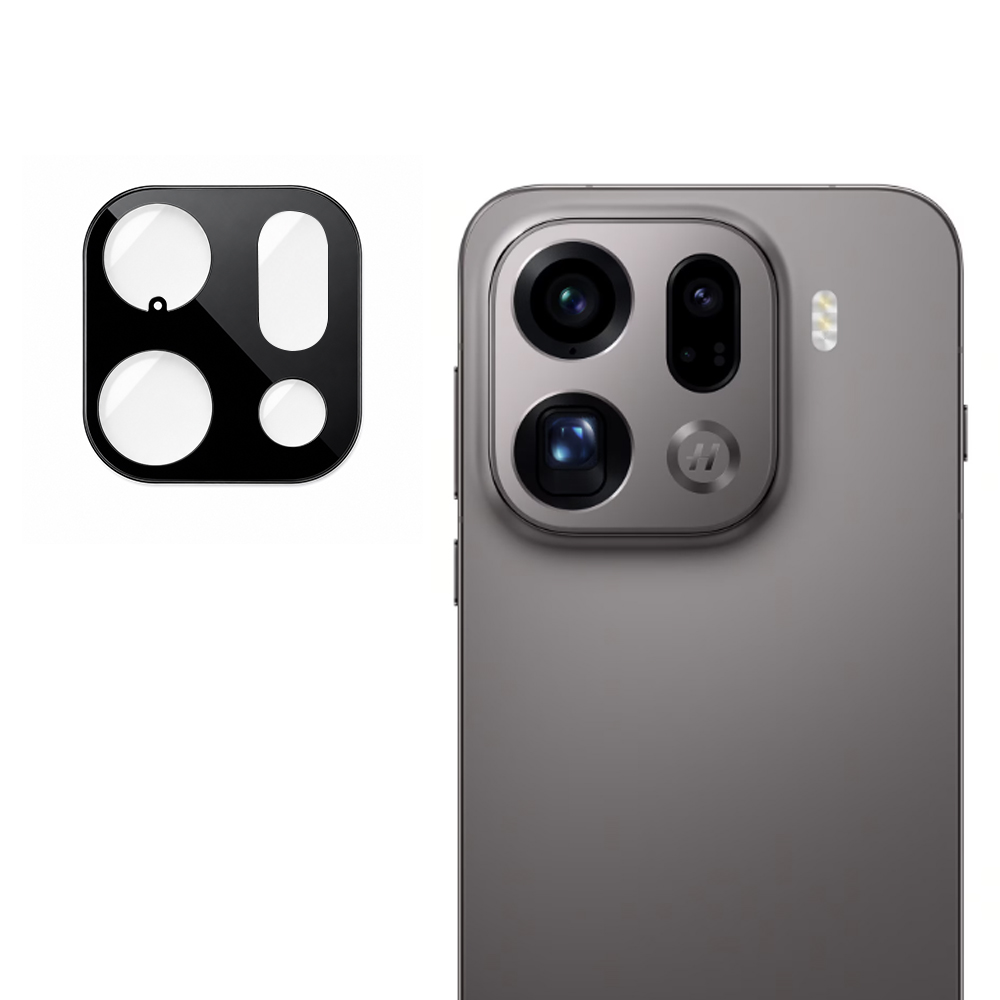 Techsuit – celosklo fotoaparátu – Oppo Find X9 Pro – černé