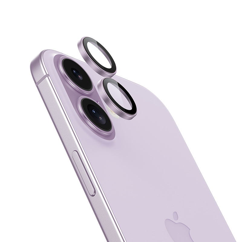 Tvrzené sklo na fotoaparát Benks Glass Warrior pro iPhone 17 levandulové