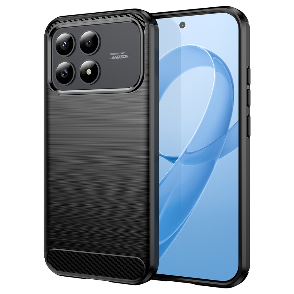 Techsuit – karbonový silikon – Xiaomi Poco F8 Pro – černá