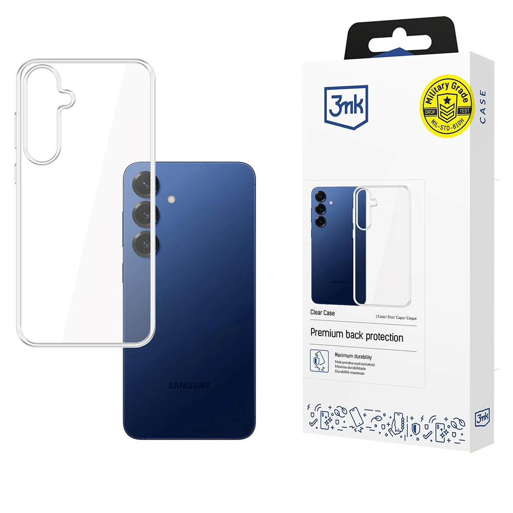 3mk – Clear Case – Samsung Galaxy S25 FE – transparentní