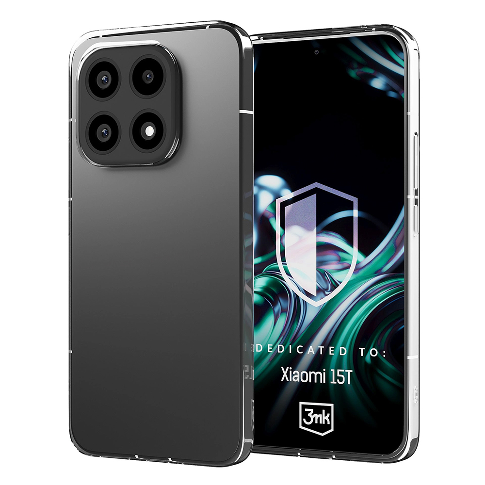 3mk – průhledné pouzdro – Xiaomi 15T – transparentní