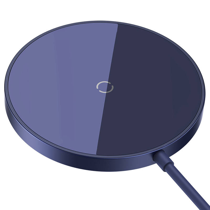 Baseus - magnetická bezdrátová nabíječka Mini 3 (CCJJ040205) - Type-C, 15W, 2A, 115-205 kHz - Dusty Purple