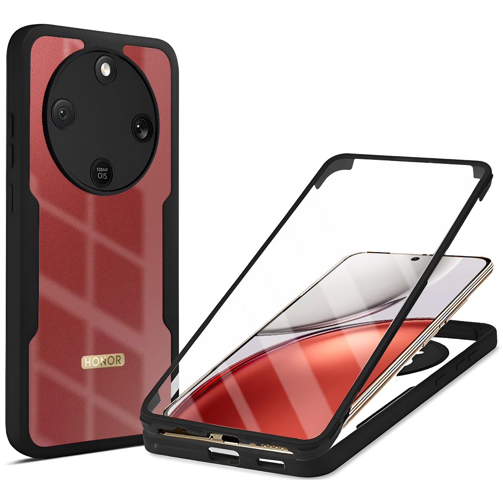 Techsuit - ColorVerse 360 Series + ochrana obrazovky - Honor Magic8 Lite - černá